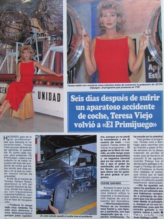 Coleccionismo de Revistas y Peri&oacute;dicos: RECORTE REVISTA SEMANA N&ordm; 2950 1996 TERESA VIEJO. 2 PGS