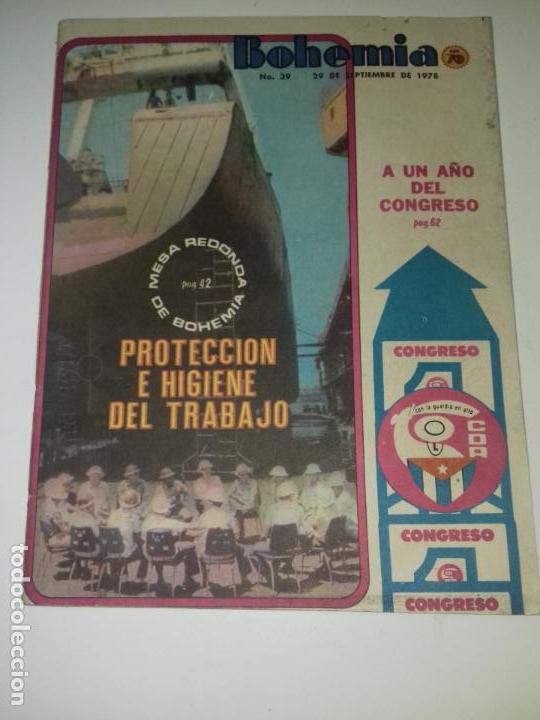 Coleccionismo de Revistas y Peri&oacute;dicos: CUBA. BOHEMIA. 1978. N&ordm;70. MANUEL GONZALEZ. DRA. LIDIA ALVAREZ. JUAN JACOBO ROUSSEAU. LEER.