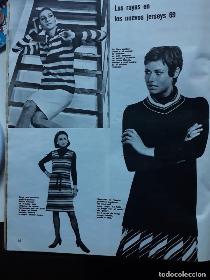 Coleccionismo de revistas y peri&oacute;dicos: moda 1969 el punto - Foto 4