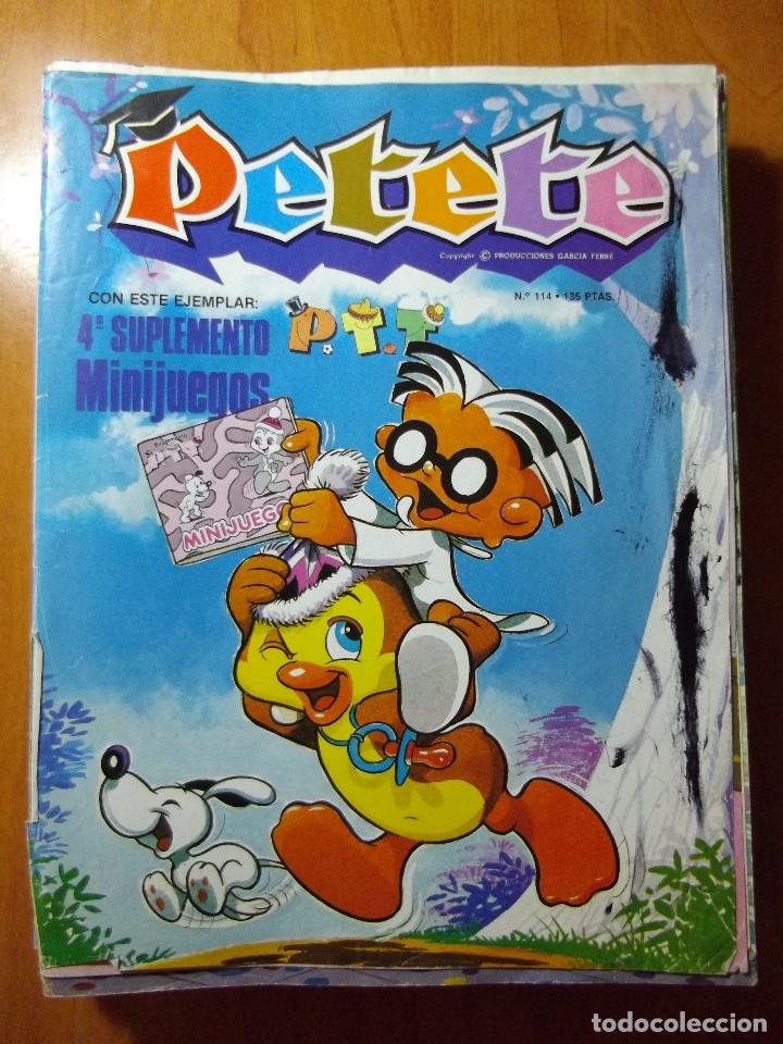 Coleccionismo de revistas y peri&oacute;dicos: Lote revistas PETETE