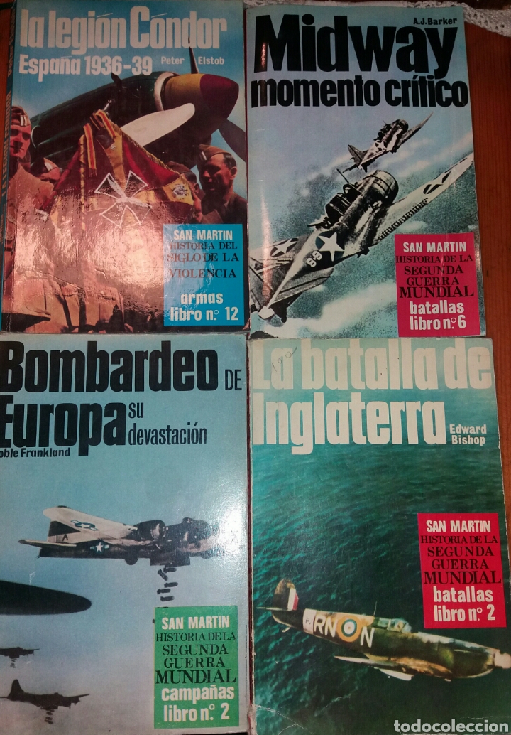 Coleccionismo de revistas y peri&oacute;dicos: Lote 4 libros Revistas Historia de la Segunda Guerra Mundial Legi&oacute;n C&oacute;ndor Editorial San Mart&iacute;n