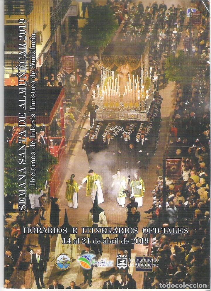 Coleccionismo de Revistas y Peri&oacute;dicos: 1 EJEMPLAR O REVISTA COFRADE - SEMANA SANTA GRANADA 2019 - ALMU&Ntilde;ECAR ( GRANADA