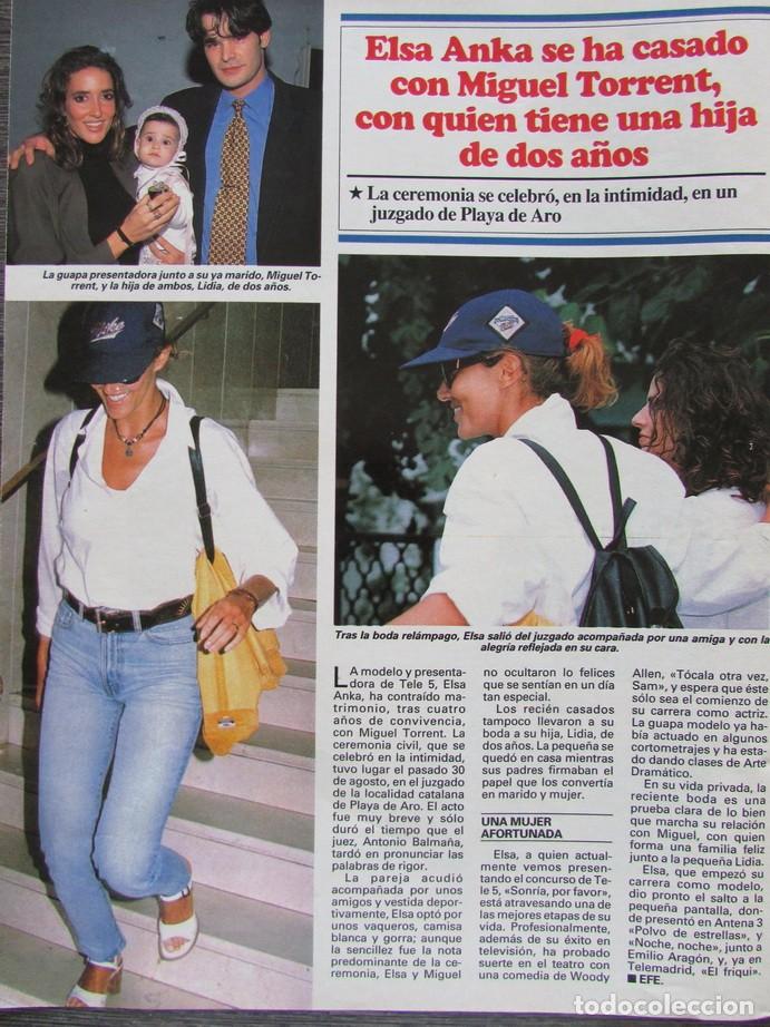 Coleccionismo de Revistas y Peri&oacute;dicos: RECORTE REVISTA SEMANA N&ordm; 2952 1996 ELSA ANKA. MIGUEL TORRENT