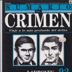 Colecionismo de Revistas e Jornais: SUMARIO DEL CRIMEN NÚMERO 92. Lote 152348554