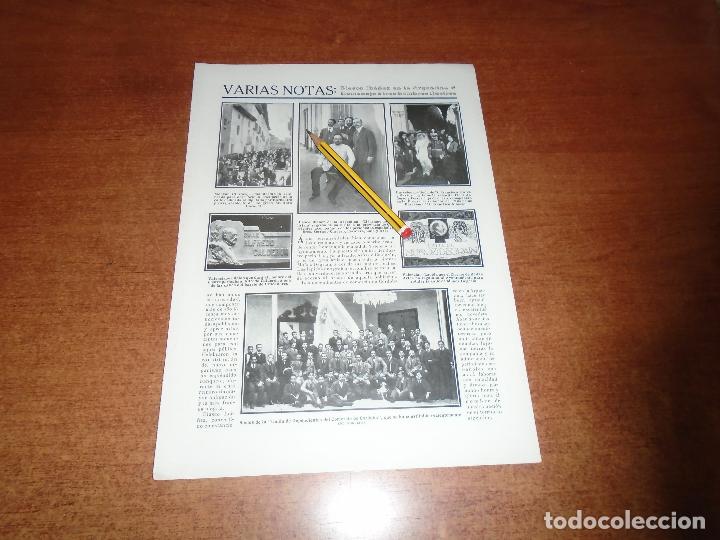 Coleccionismo de Revistas y Peri&oacute;dicos: RETAL 1910: BLASCO IBA&Ntilde;EZ. MONZ&Oacute;N (HUESCA). C&Oacute;RDOBA. VALENCIA. BARCELONA. TEATRO CERVANTES, SEVILLA.