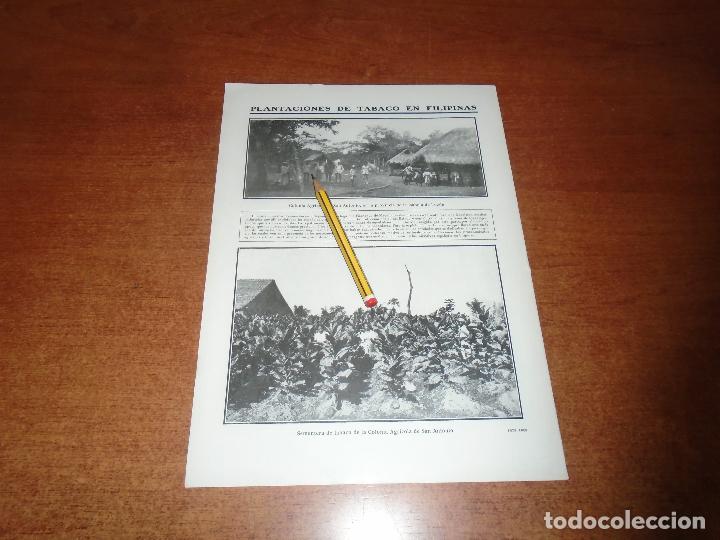 Collezionismo di Riviste e Giornali: RETAL 1910: PLANTACIONES DE TABACO EN FILIPINAS. TEATRO: EL HONGO DE P&Eacute;REZ. PEINADO DE MODA.