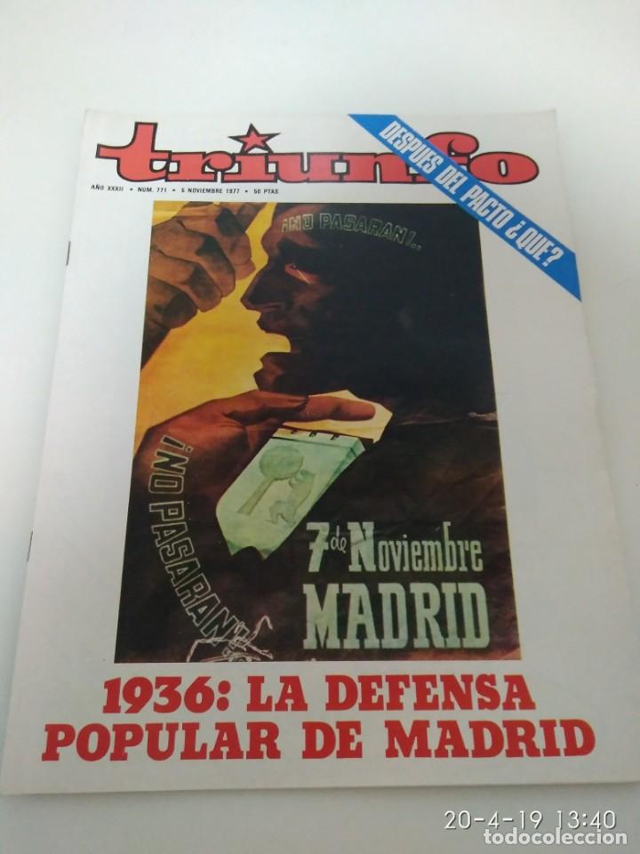 Collezionismo di Riviste e Giornali: Revista Triunfo Num. 771.- 5 NOVIEMBRE 1977