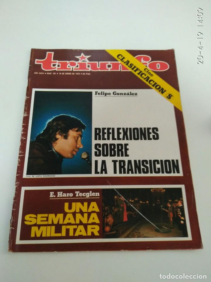 Collezionismo di Riviste e Giornali: Revista Triunfo Num. 781.- 14 ENERO 1978