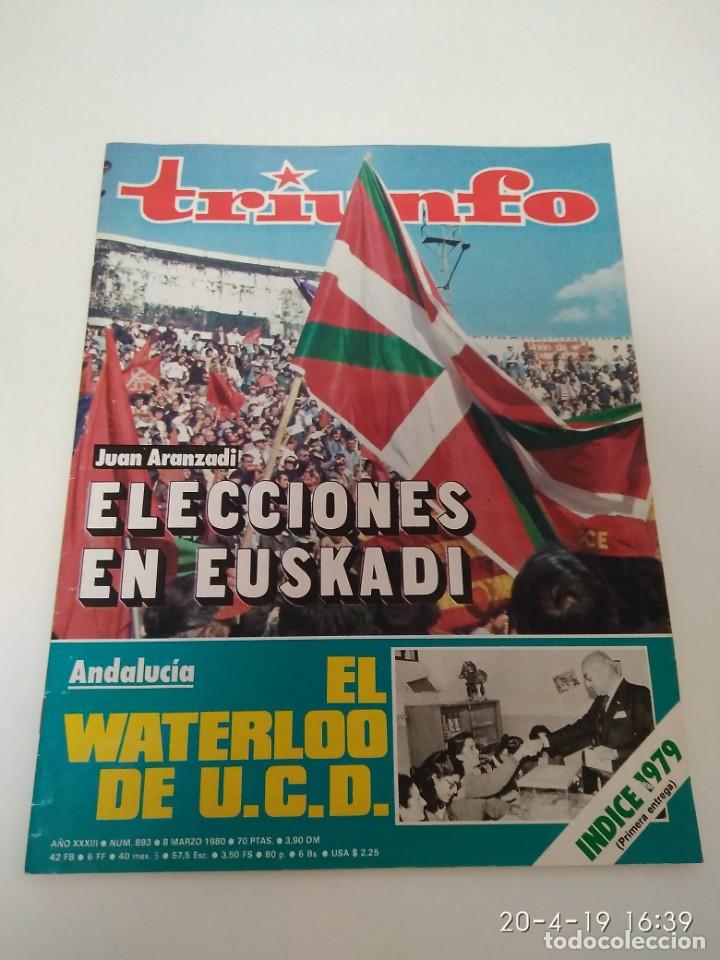 Collezionismo di Riviste e Giornali: Revista Triunfo Num. 893.- 8 MARZO 1980