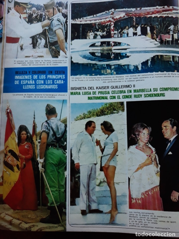 Coleccionismo de revistas y peri&oacute;dicos: los reyes la legion ceuta maria luisa de prusia rudy schoenburg