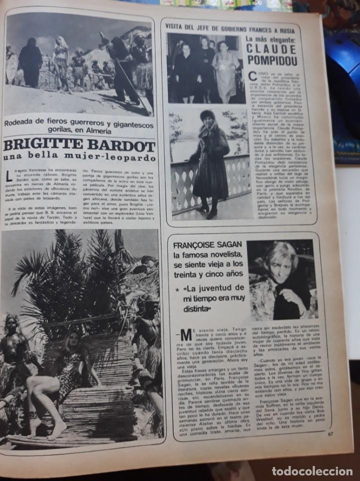Collectionnisme de Revues et Journaux: brigitte bardot en almeria francoise sagan claude pompidou