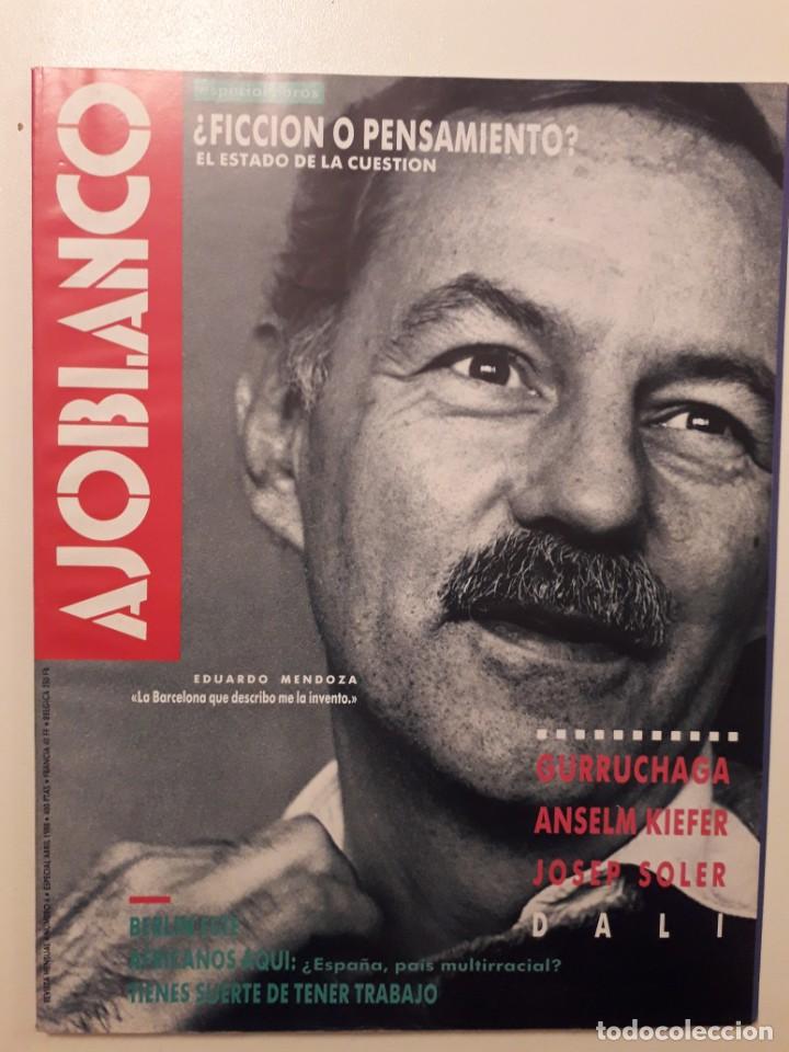 Coleccionismo de Revistas y Peri&oacute;dicos: AJOBLANCO N&ordm; 6 ABRIL 1988.BERLIN ESTE Y GLASNOT.EDUARDO MENDOZA.JACOBO MARTINEZ DE IRUJO.JOSEP SOLER