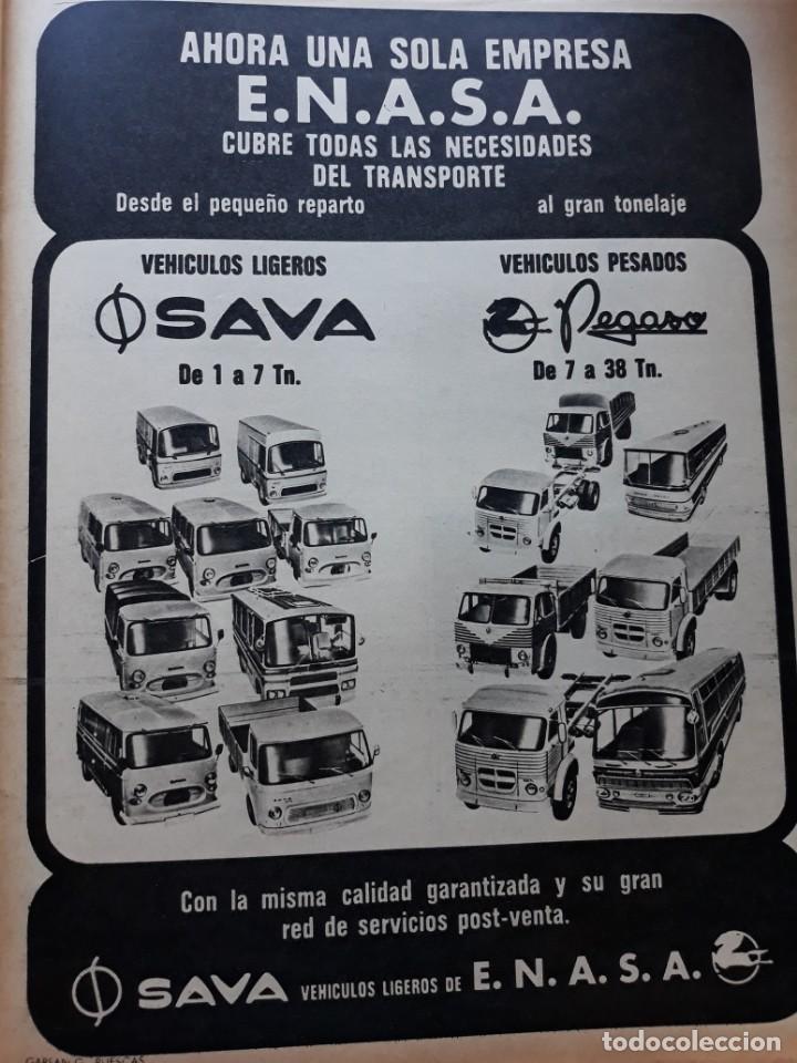 Coleccionismo de revistas y peri&oacute;dicos: ANUNCIO ENASA PEGASO SAVA