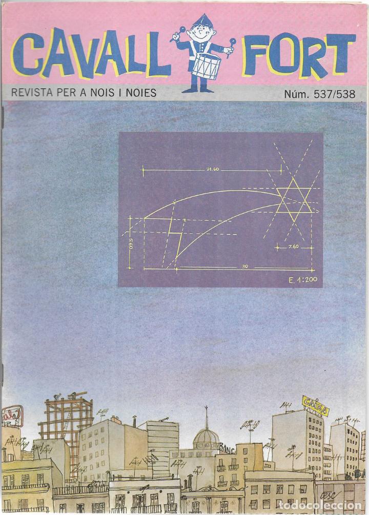 Collection Magazines and Newspapers: REVISTA PER A NOIS I NOIES, CAVALL FORT N&ordm; 537/538 - PORTADA PER CESC