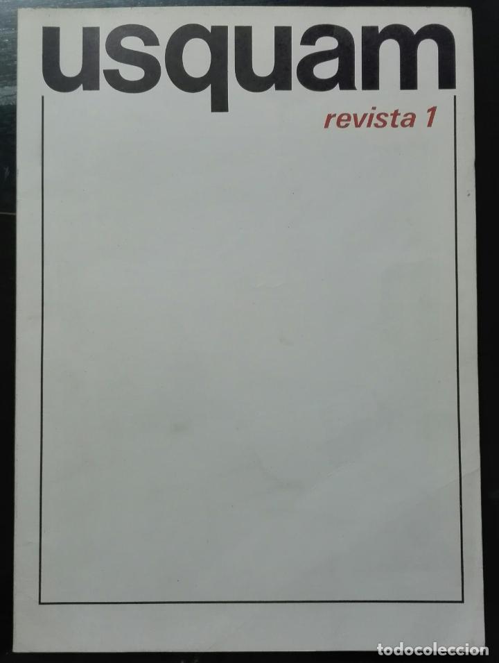 Coleccionismo de Revistas y Peri&oacute;dicos: Revista Usquam n&ordm; 1. Barcelona. 1981