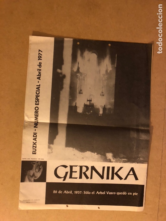 Collection Magazines and Newspapers: EUZKADI (25/9/1977). BOLET&Iacute;N INFORMATIVO DEL PARTIDO NACIONALISTA VASCO (PNV). GERNIKA