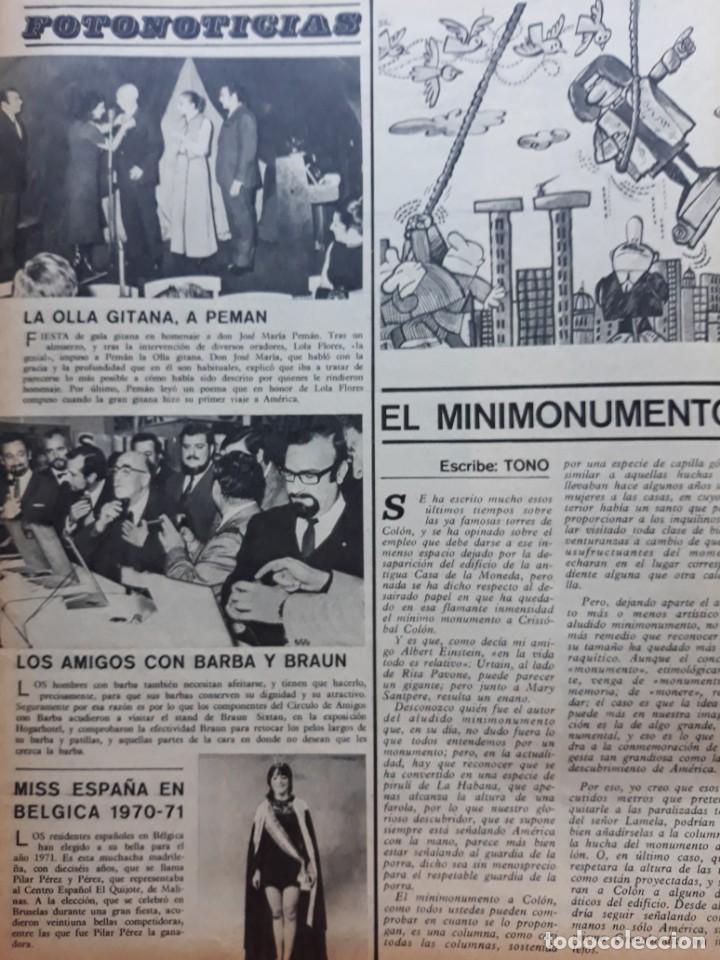 Coleccionismo de revistas y peri&oacute;dicos: lola flores jose maria peman miss espa&ntilde;a en belgica