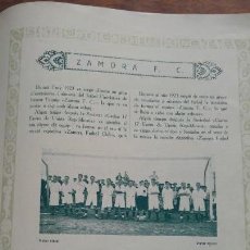 Collezionismo di Riviste e Giornali: ZAMORA F.C CIUTADELLA MENORCA F.B. CLUB DE FUTBOL BALEARS 2 HOJAS AÑO 1928