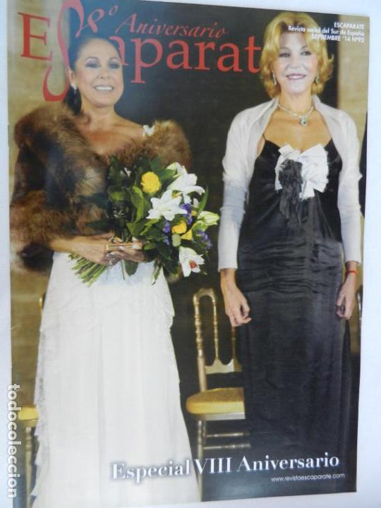 Coleccionismo de Revistas y Peri&oacute;dicos: ESCAPARATE , REVISTA DEL SUR DE ESPA&Ntilde;A N&ordm; 92 SEPTIEMBRE 14 PORTADA ISABEL PANTOJA - BARONESA THYSSEN