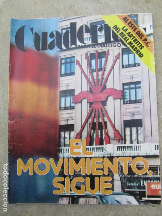 Coleccionismo de revistas y peri&oacute;dicos: cuadernos para el dialogo , n,198 , febrero 1977 , el movimiento sigue