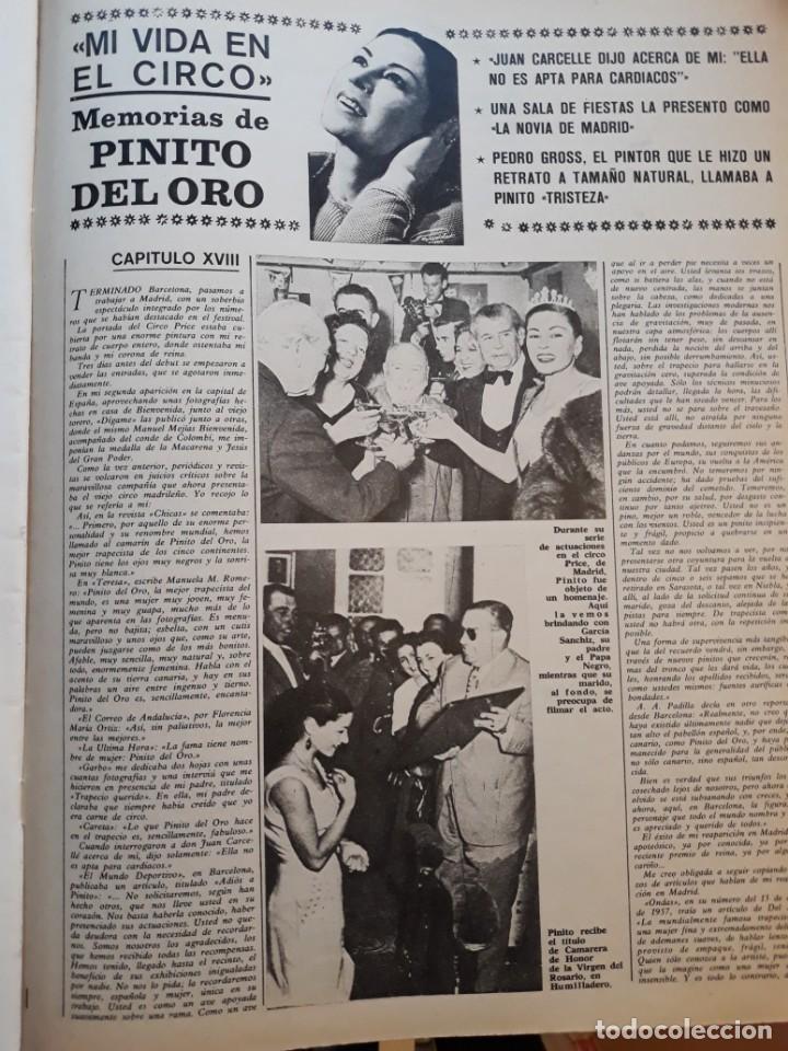 Coleccionismo de Revistas y Peri&oacute;dicos: PINITO DEL ORO MEMORIAS EN SEMANA 18