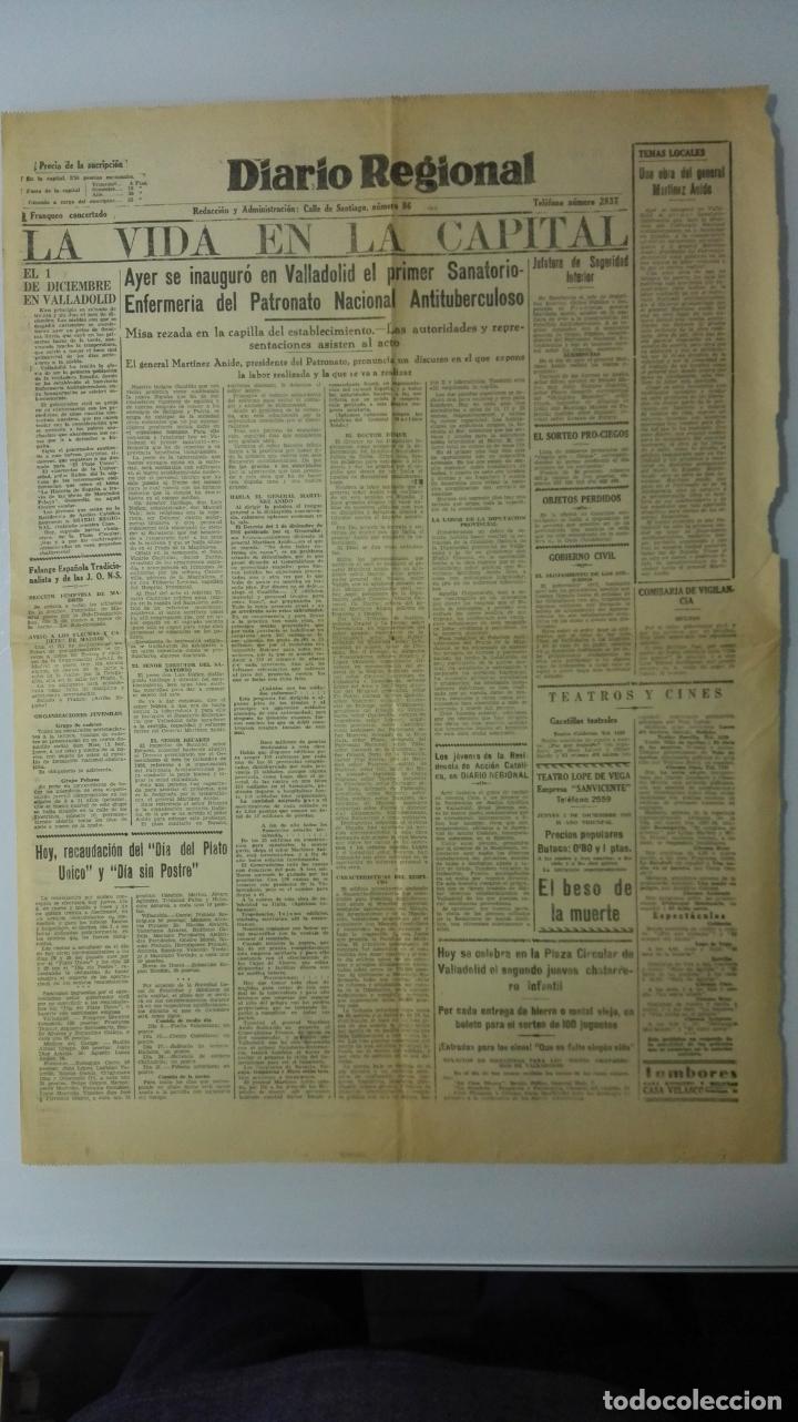 Antiguo Periodico Diario Regional Año 1937 2 Comprar Revistas Y Periódicos Antiguos En 