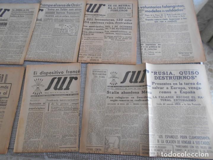 Coleccionismo de Revistas y Peri&oacute;dicos: periodicos de 2 guerra mundial diario sur de falange noticias division azul tropas alemanas etc