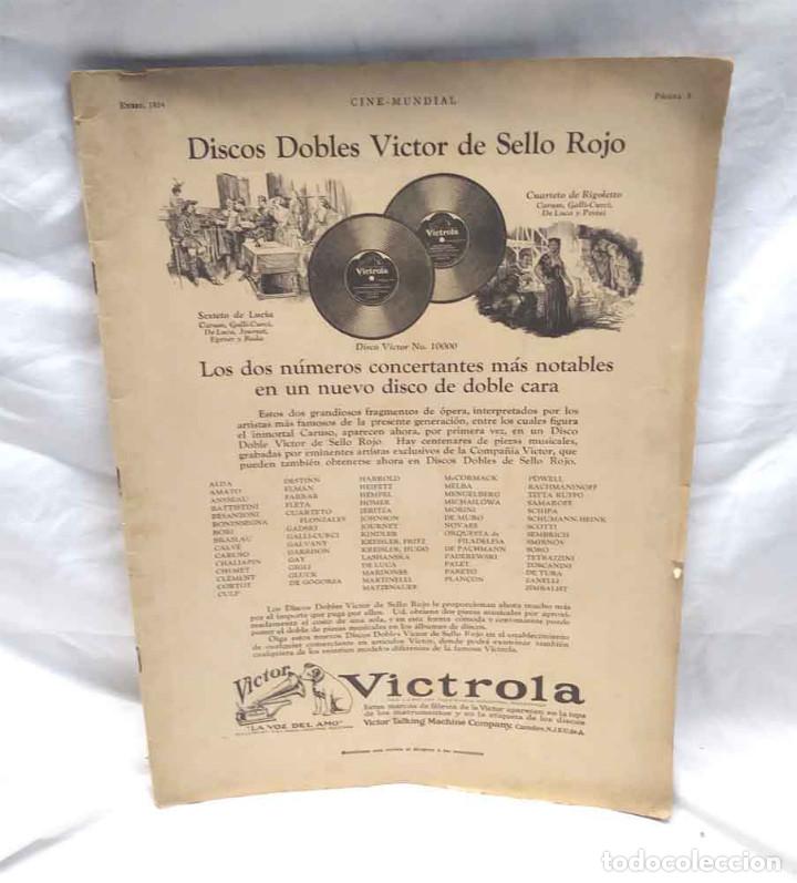 Coleccionismo de Revistas y Peri&oacute;dicos: Revista Cine Mundial Vol 9 n&ordm; 1 Enero de 1924, falta portada