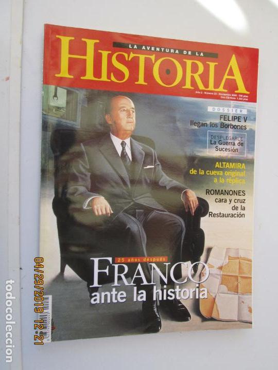 Sammeln von Zeitschriften und Zeitungen: LA AVENTURA DE LA HISTORIA REVISTA N&ordm; 25 NOVIEMBRE 2000 , FRANCO ANTE LA HISTORIA