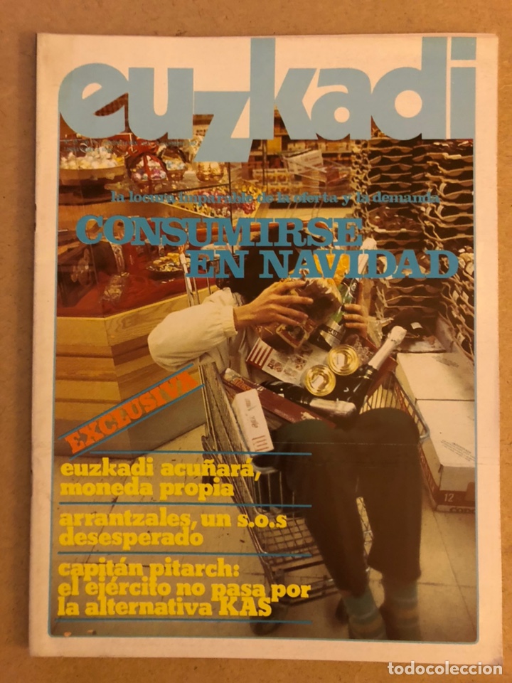 Coleccionismo de revistas y peri&oacute;dicos: EUZKADI N&deg;65 (1982). I&Ntilde;AKI PERURENA, JOS&Eacute; LUIS PITARCH, ARRANTZALES,...