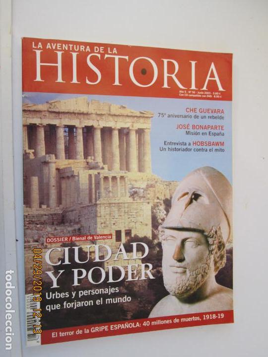 Coleccionismo de revistas y peri&oacute;dicos: LA AVENTURA DE LA HISTORIA REVISTA N&ordm; 56 JUNIO 2003 CIUDAD Y PODER URBVES Y PERSOJES QUE FORJARON MU