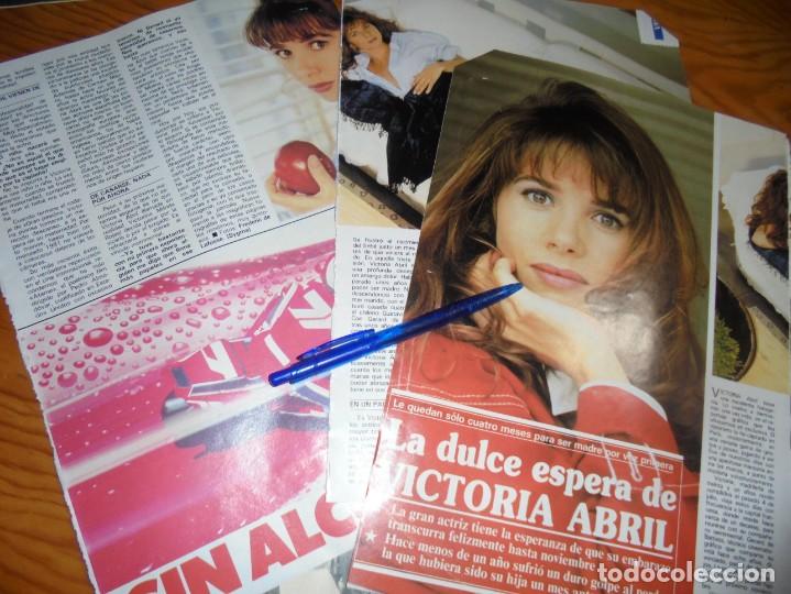 Coleccionismo de revistas y peri&oacute;dicos: RECORTE : LA DULCE ESPERA DE VICTORIA ABRIL. SEMANA, JULIO 1990 ()