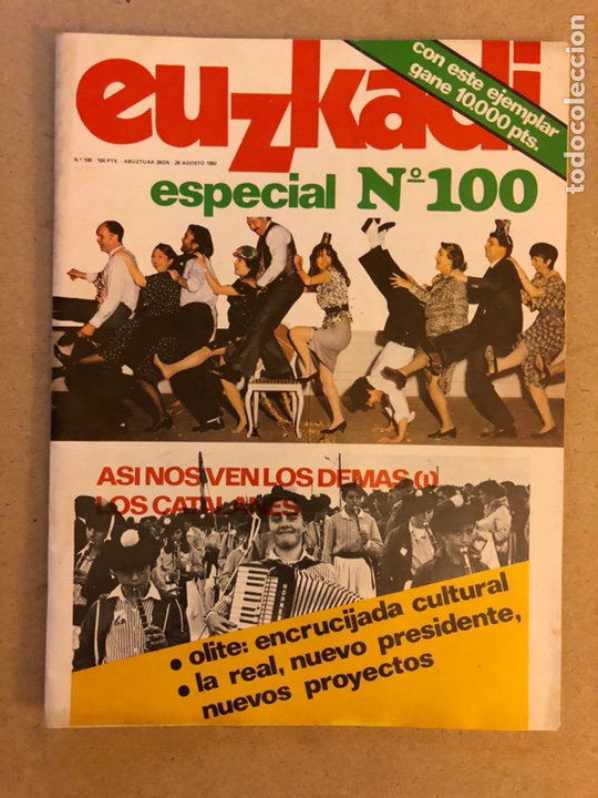 Collection Magazines and Newspapers: EUZKADI N&deg;100 (1983). ESPECIAL N&Uacute;MERO 100, REAL SOCIEDAD NUEVO PRESIDENTE NUEVOS PROYECTOS, AS&Iacute; NOS