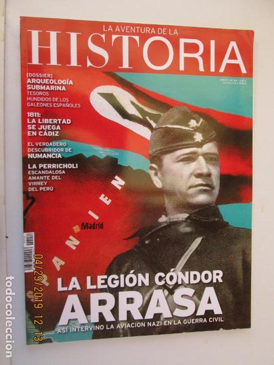 Coleccionismo de revistas y peri&oacute;dicos: LA AVENTURA DE LA HISTORIA REVISTA N&ordm; 154 AGOSTO 2011 - LA LEGI&Oacute;N C&Oacute;NDOR ARRASA.
