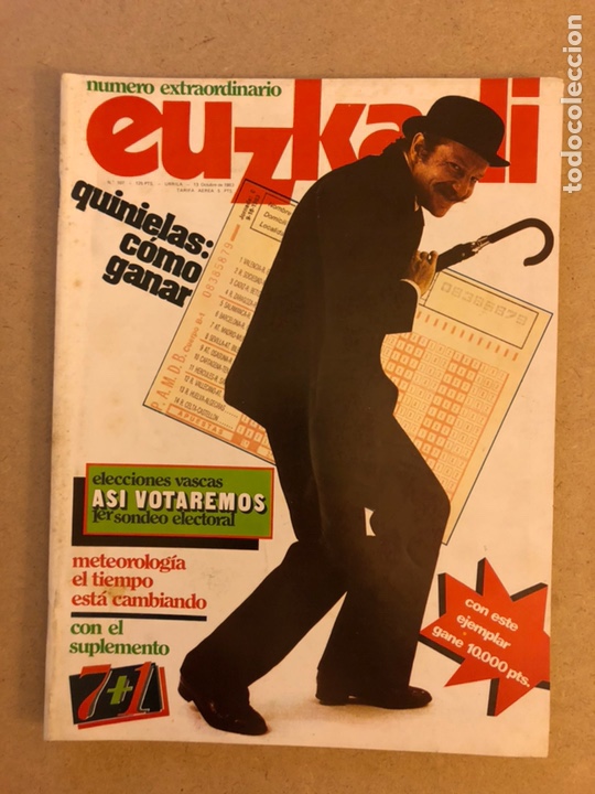 Collection Magazines and Newspapers: EUZKADI N&deg;107 (1983). ELECCIONES VASCAS, CINE VASCO, DAMBORENEA,...