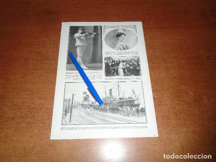 Coleccionismo de Revistas y Peri&oacute;dicos: RETAL 1912: PRINCESA DE BRAGANZA. MELILLA. GALLITO Y BELMONTE. TRIANA.