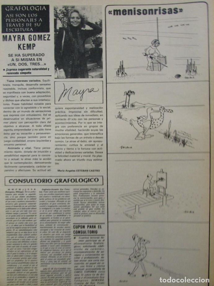 Coleccionismo de Revistas y Peri&oacute;dicos: RECORTE REVISTA SEMANA N&ordm; 2234 1982 MAYRA GOMEZ KEMP