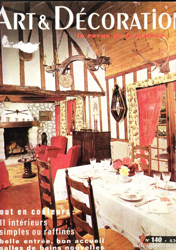 Coleccionismo de revistas y peri&oacute;dicos: ART & D&Eacute;CORATION LA REVUE DE LA MAISON 1968