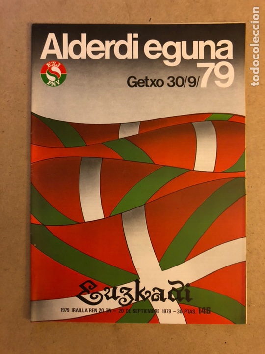 Collection Magazines and Newspapers: EUZKADI N&deg;144 (1979). BOLET&Iacute;N INFORMATIVO DEL PARTIDO NACIONALISTA VASCO. ALDERDI EGUNA GETXO &lsquo;79