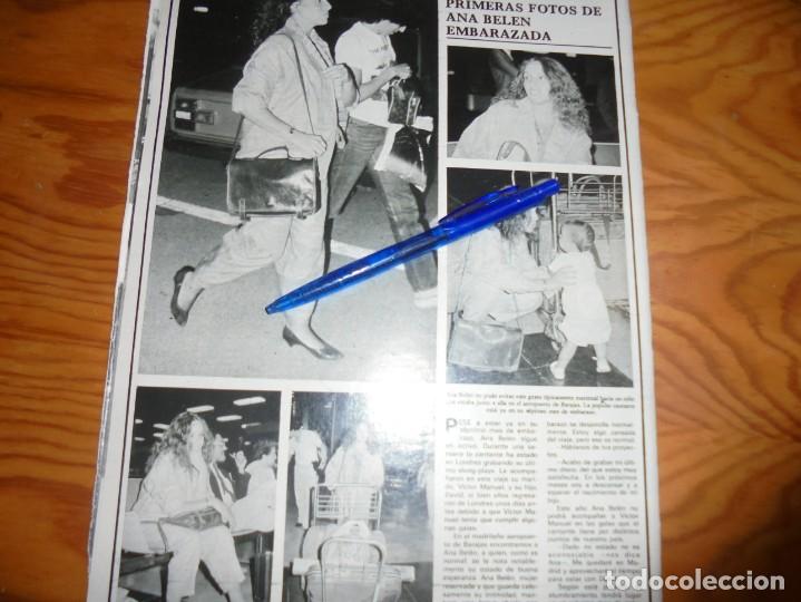 Coleccionismo de Revistas y Peri&oacute;dicos: RECORTE : PRIMERAS FOTOS DE ANA BELEN EMBARAZADA. SEMANA, AGTO 1983 ()