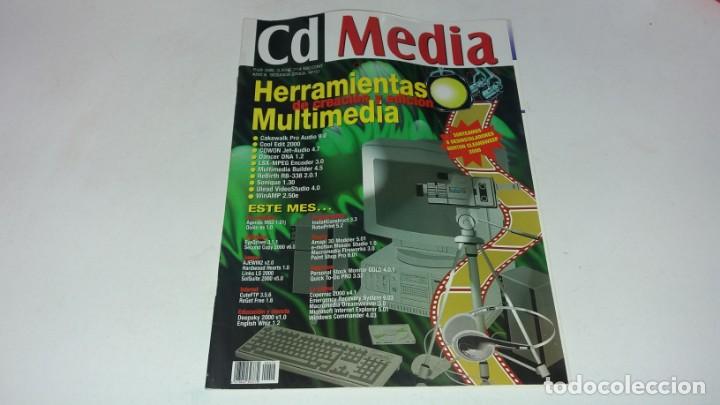 Coleccionismo de revistas y peri&oacute;dicos: Revista CD MEDIA on line A&Ntilde;O 2000 multimedia ordenadores Internet tecnolog&iacute;a inform&aacute;tica