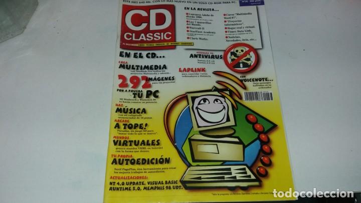Coleccionismo de revistas y peri&oacute;dicos: Revista CD CLASSIC a&ntilde;o 1998 multimedia ordenadores Internet tecnolog&iacute;a N&deg; 36 inform&aacute;tica