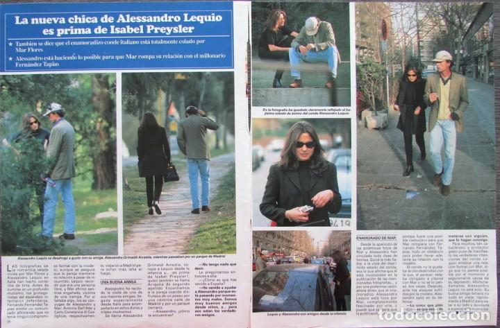 Coleccionismo de Revistas y Peri&oacute;dicos: RECORTE REVISTA SEMANA N&ordm; 2980 1997 ALESSANDRO LEQUIO , ALESSANDRA GRIMALDI ARRASTIA.