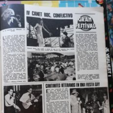 Coleccionismo de Revistas y Periódicos: CANET ROCK DAVID ALLEN BLONDIE MISS TRAVESTI COSTA DORADA