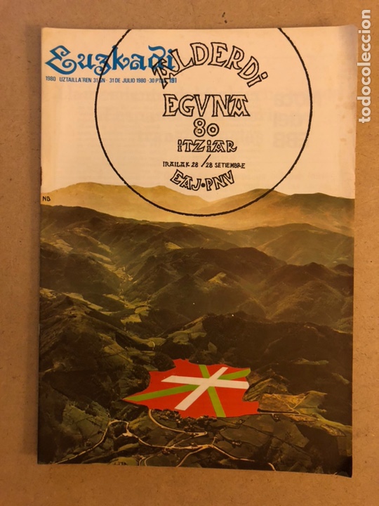Collection Magazines and Newspapers: EUZKADI N&deg;191 (1980). BOLET&Iacute;N INFORMATIVO DEL PARTIDO NACIONALISTA VASCO. ALDERDI EGUNA &lsquo;80,....