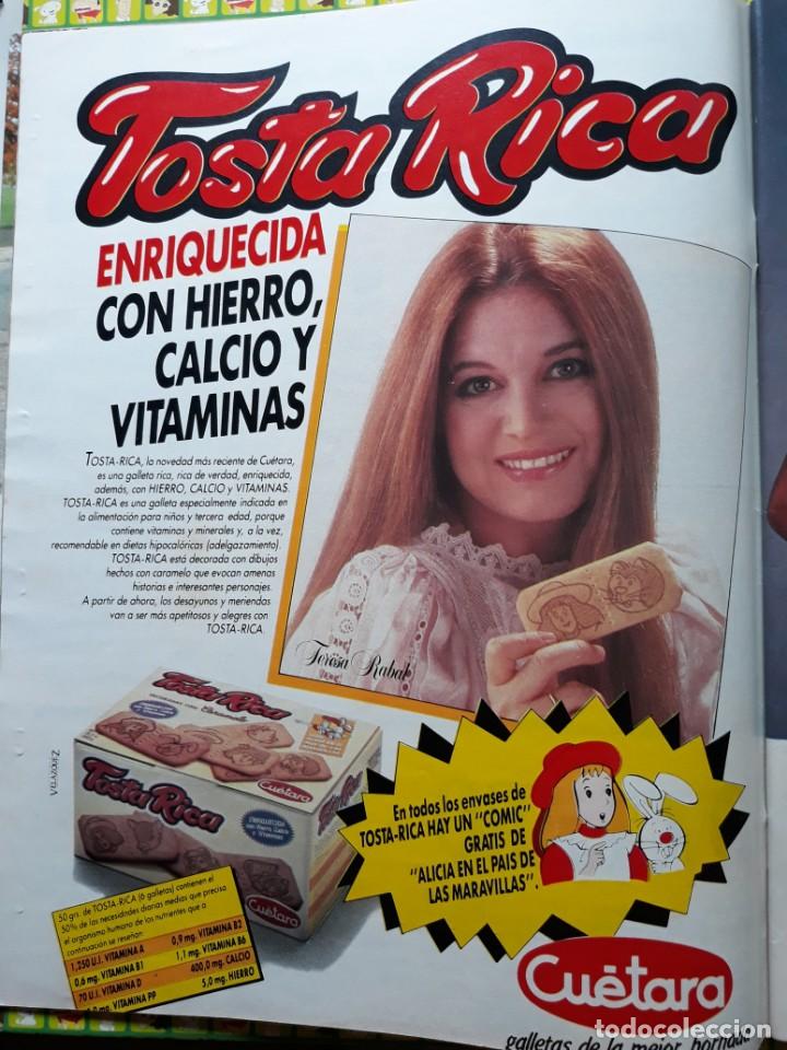 Coleccionismo de Revistas y Peri&oacute;dicos: ANUNCIO TOSTA RICA ALICIA EN EL PAIS DE LAS MARAVILLAS TERESA RABAL