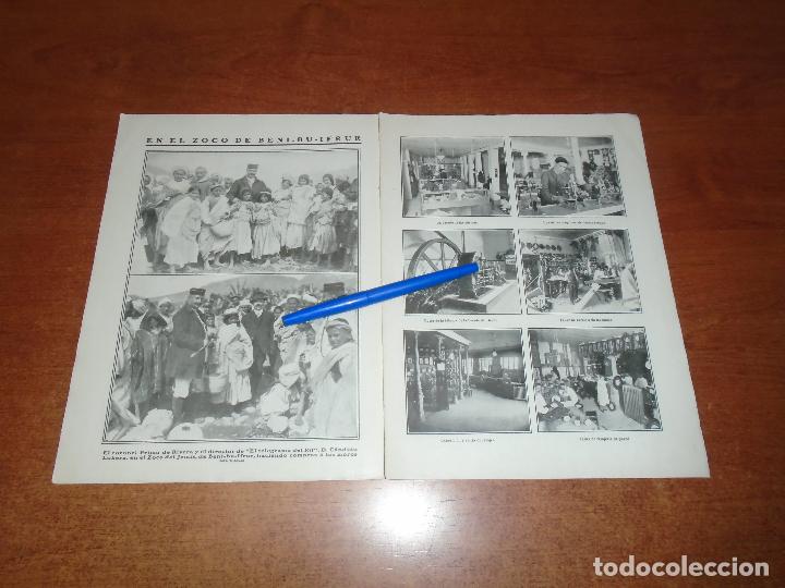 Coleccionismo de Revistas y Peri&oacute;dicos: RETAL 1910: PRIMO DE RIVERA EN EL ZOCO. LOGRO&Ntilde;O HOSPITAL. MONTE PORREIRO, PONTEVEDRA.