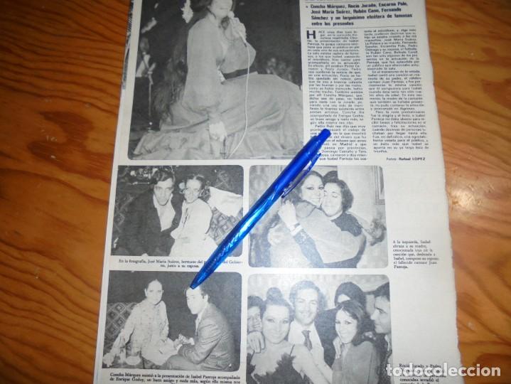 Coleccionismo de Revistas y Peri&oacute;dicos: RECORTE : TUMULTUOSA PRESENTACION DE ISABEL PANTOJA.  SEMANA, OCTBRE 1978 ()