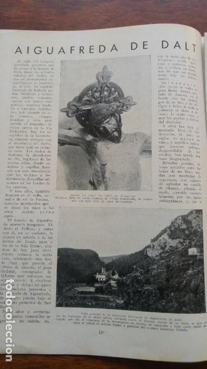Coleccionismo de revistas y peri&oacute;dicos: AIGUA FREDA DE DALT PALACIO DE LA VIRREINA BARCELONA ELGOIBAR ABADIANODEVA CANET DE MAR A&Ntilde;O 1935