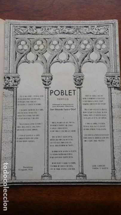 Colecionismo de Revistas e Jornais: POBLET TRIPTICO ALCALA DE GUADAIRA CALAHORRA ELGOIBAR JUAN BAUTISTA PUJOL PIANISTA REVISTA A&Ntilde;O 1935